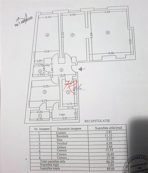 Dorobanti, vanzare apartament 3 camere cu garaj si centrala